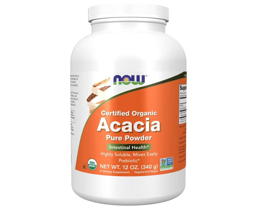 NOW Foods Acacia Organic Powder, 12 oz. 24Hr Smart