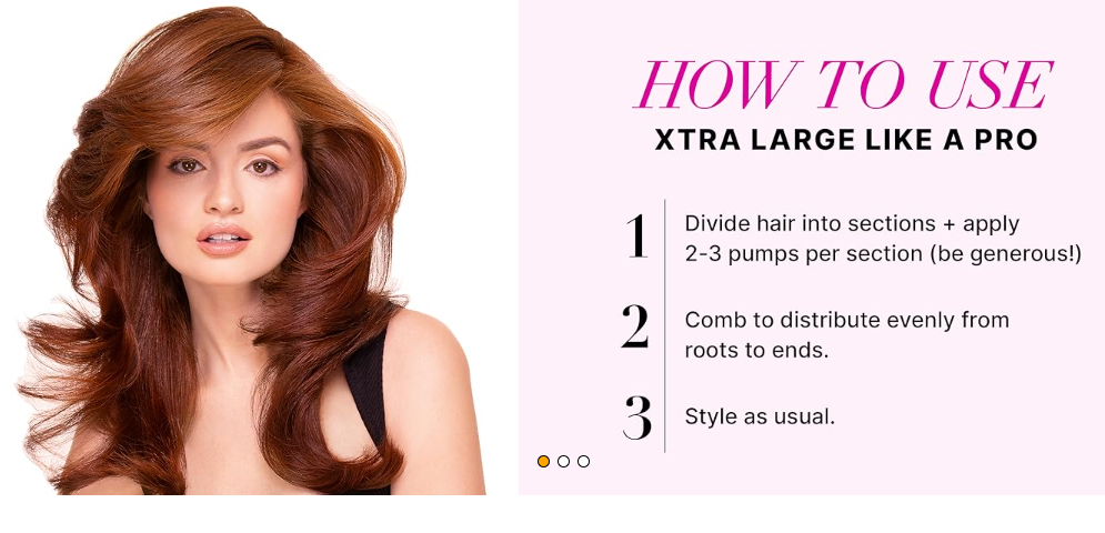 COLOR WOW Xtra Large Bombshell Volumizer – Brand new alcohol free volumizing technology; weightless, non drying, non dulling; instantly thickens fine, flat hair; last for days - 24hrsmart