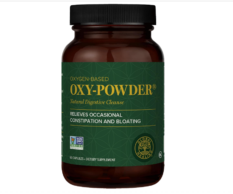 Global Healing Oxy-Powder Colon Cleanse, Constipation Relief for Women & Men, Magnesium Oxide Colon Cleanser & Detox, Detox and Gut Cleanse for Weight Loss, Gut Cleanse Detox for Women and Men 24Hr Smart