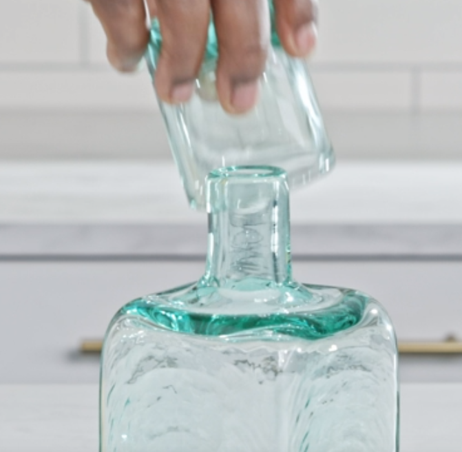 Kalalou Bedside Water Carafe and Drinking Glass, One Size, Green - 24hrsmart