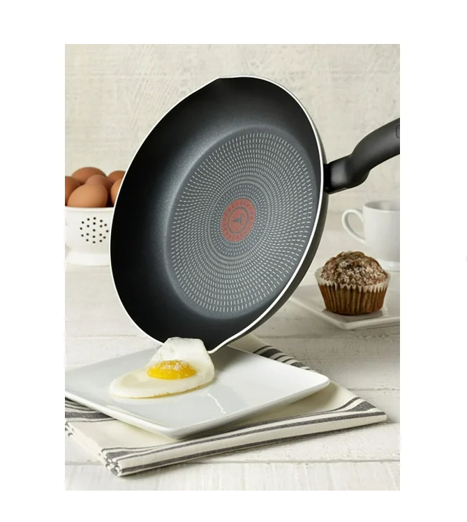 T-fal Initiatives Nonstick Fry Pan Set 7.5, 9 Inch Oven Broiler Safe 350F Cookware, Pots and Pans, Dishwasher Safe Black - 24hrsmart