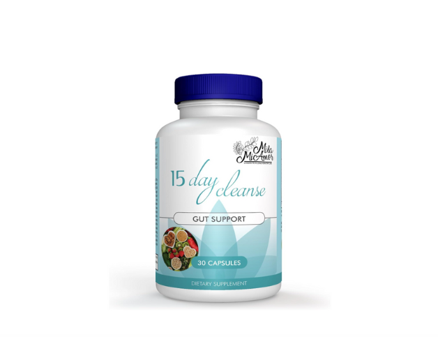 Milamiamor 15 Day Cleanse - Gut and Colon Support - Advanced Gut Cleanse Detox for Women & Men with Senna, Cascara Sagrada & Psyllium Husk - Non-GMO - Made in USA - 30 Capsules 24Hr Smart