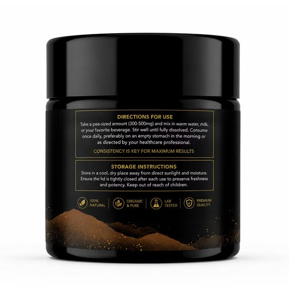 Premium Himalayan Shilajit Resin for Energy, Vitality and Daily Wellness