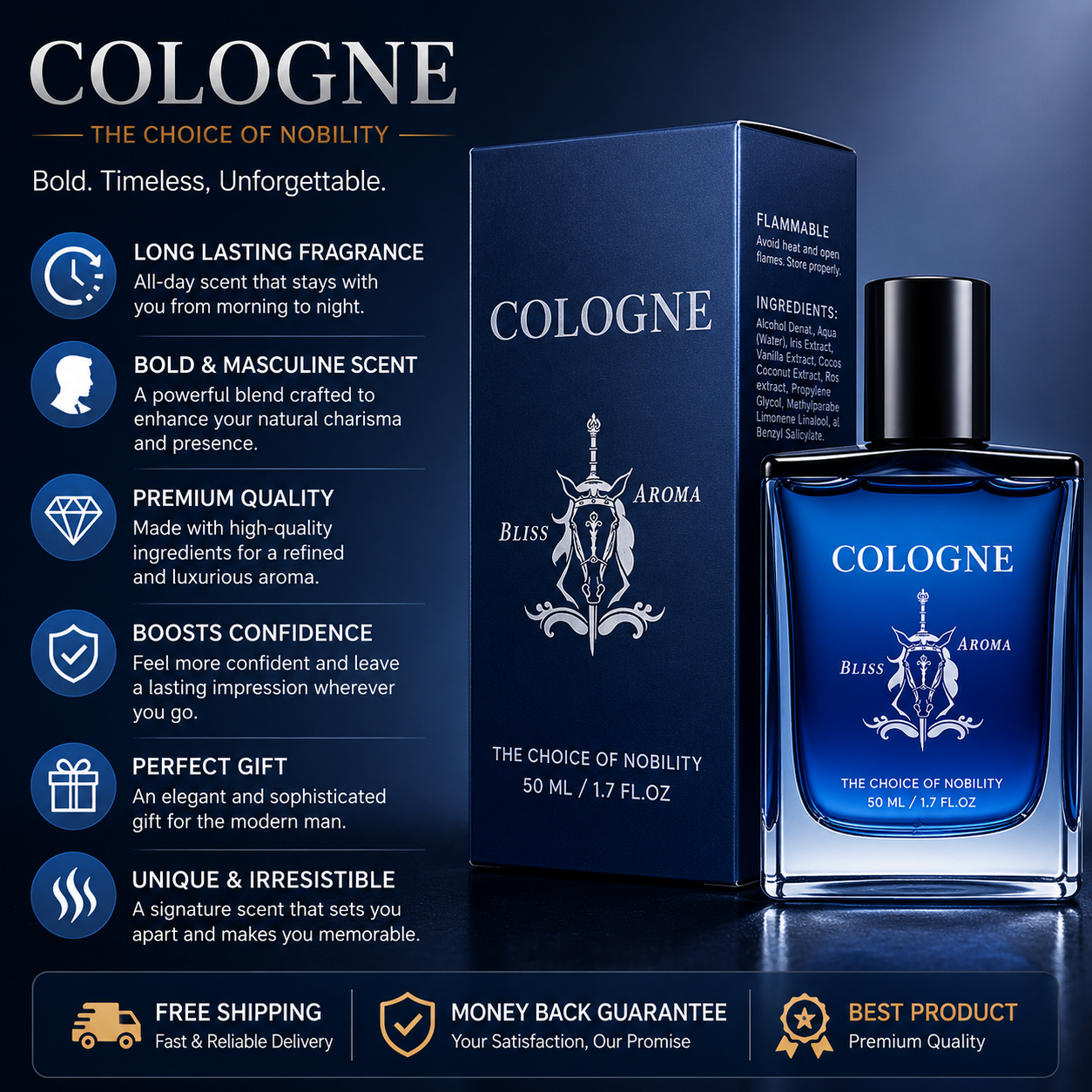 Hypnosis Charm Lure Her men’s pheromone perfume with bold masculine fragrance