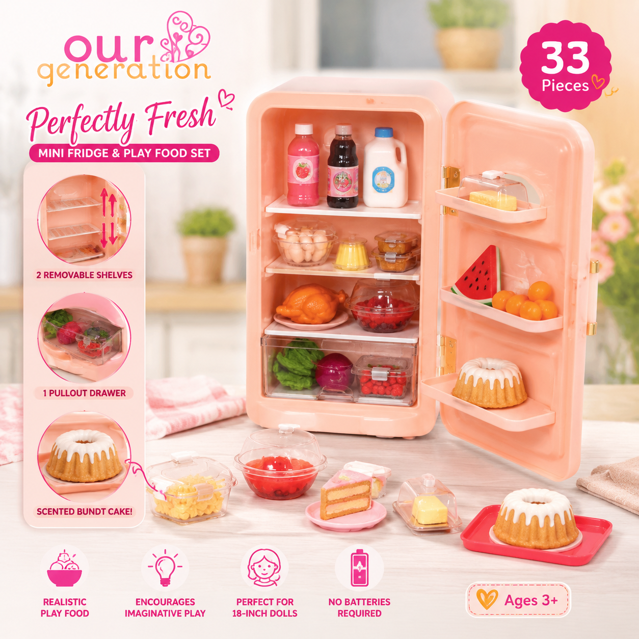 Our Generation Fresh Mini Fridge
