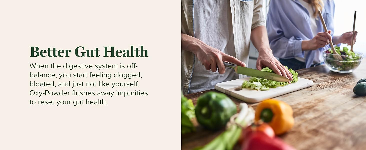 Global Healing Oxy-Powder Colon Cleanse, Constipation Relief for Women & Men, Magnesium Oxide Colon Cleanser & Detox, Detox and Gut Cleanse for Weight Loss, Gut Cleanse Detox for Women and Men 24Hr Smart