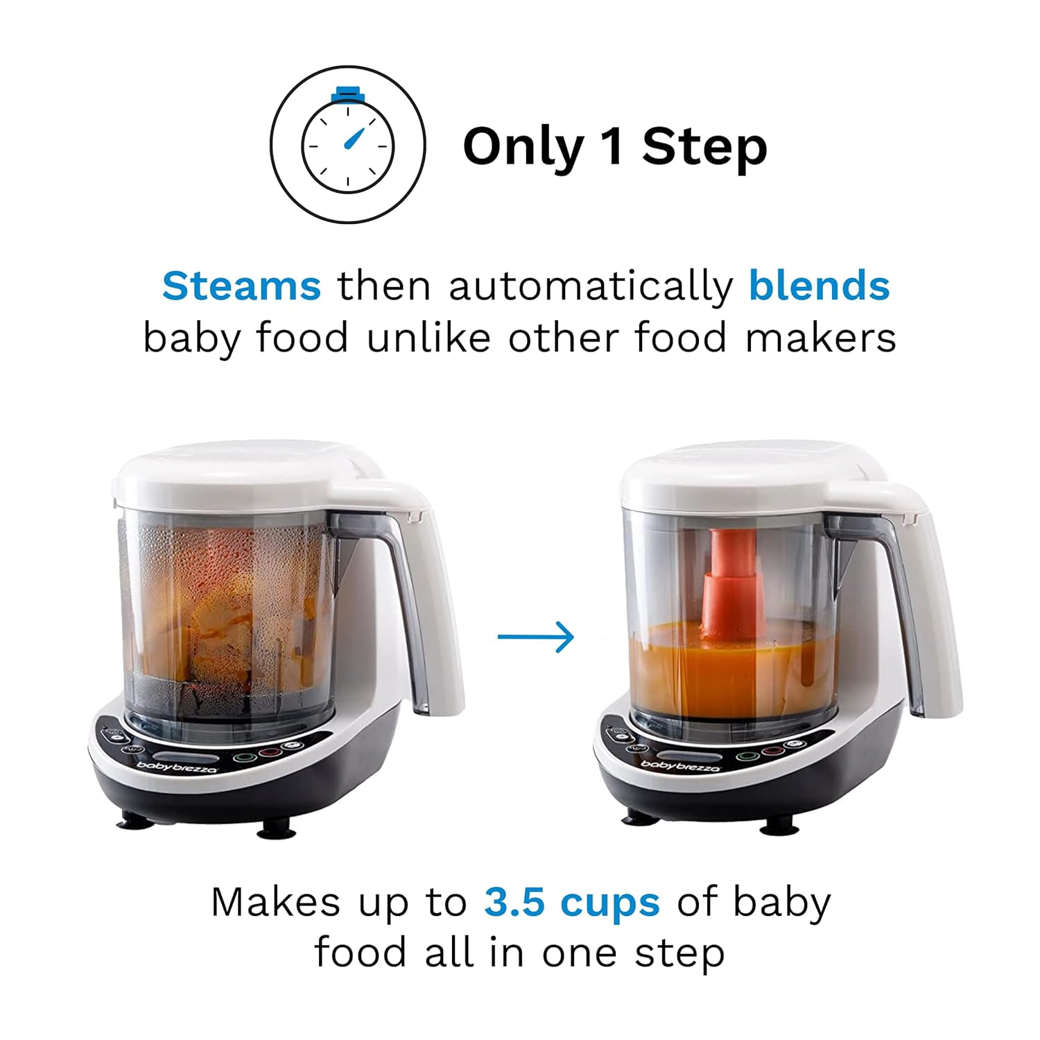 Baby Brezza One Step Food Maker Deluxe - 24hrsmart