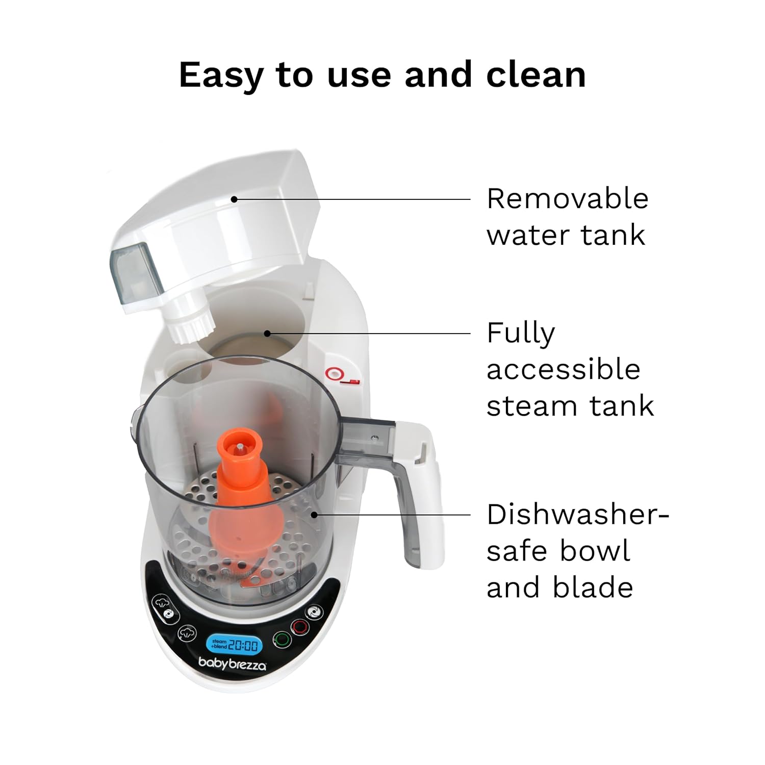 Baby Brezza One Step Food Maker Deluxe - 24hrsmart