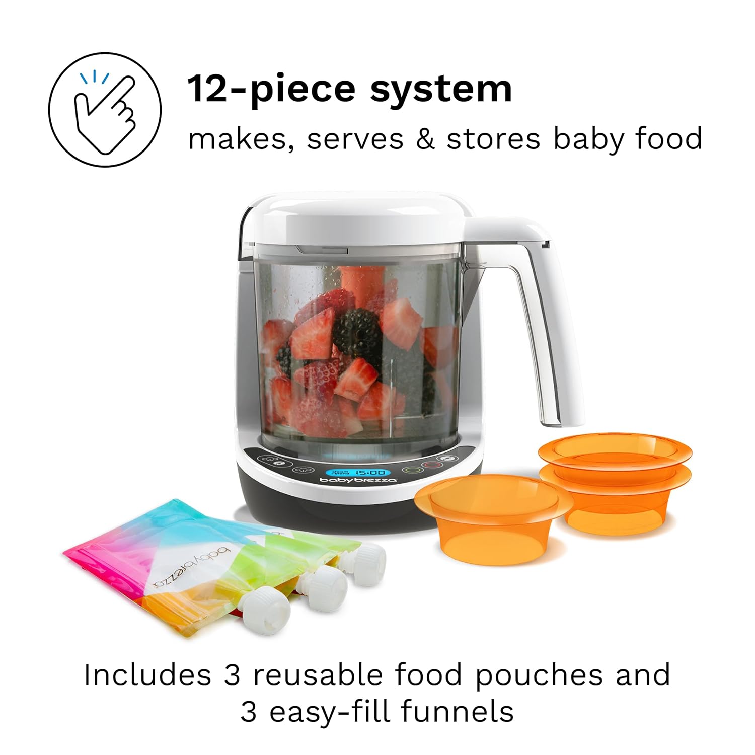 Baby Brezza One Step Food Maker Deluxe - 24hrsmart