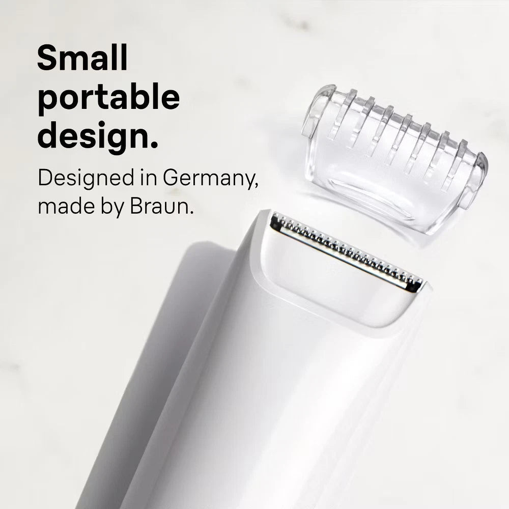 Braun BS1000 Mini Hair Trimmer Women Facial Body Remover - 24hrsmart