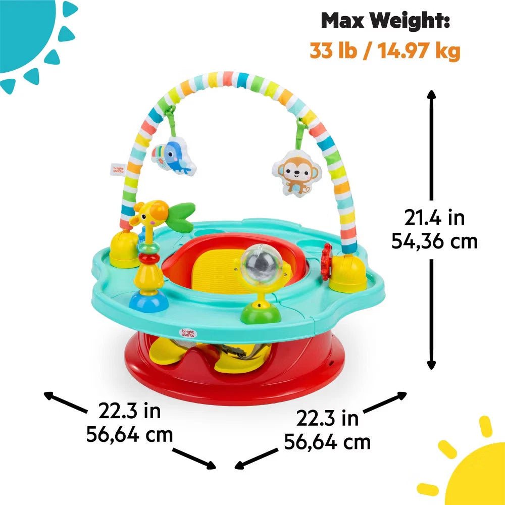 Bright Starts 3 - in - 1 SuperSeat Playful Paradise - Unisex - 24hrsmart