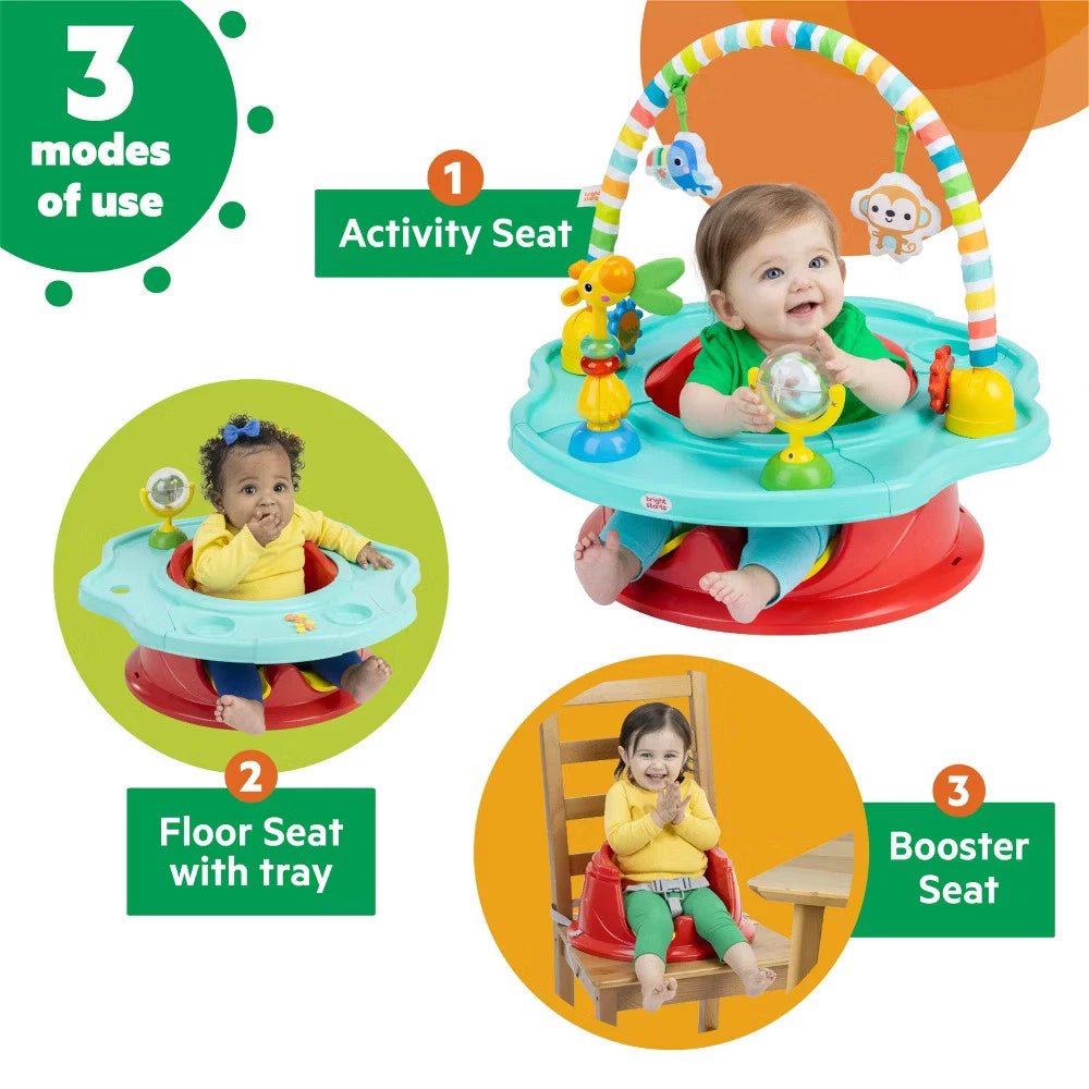 Bright Starts 3 - in - 1 SuperSeat Playful Paradise - Unisex - 24hrsmart