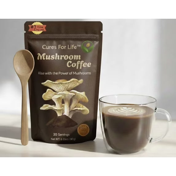 Organic Arabica Mushroom Coffee for daily energy focus and wellness support