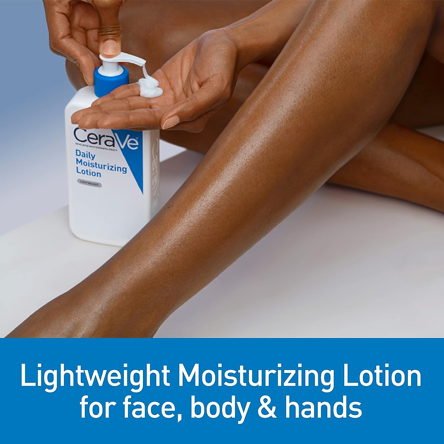 CeraVe Daily Moisturizing Lotion for Dry Skin | Body Lotion & Facial Moisturizer with Hyaluronic Acid and Ceramides | 12 Fl Ounce - 24hrsmart