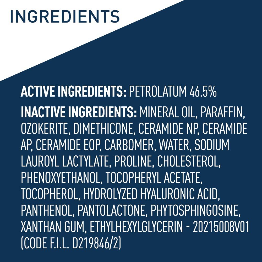 CeraVe Healing Ointment | Moisturizing Petrolatum Skin Protectant for Dry Skin with Hyaluronic Acid and Ceramides | Lanolin Free & Fragrance Free | 5 Ounce - 24hrsmart