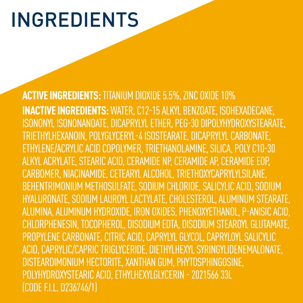 CeraVe Hydrating Mineral Sunscreen SPF 30 with Sheer Tint, Tinted Mineral Sunscreen with Zinc Oxide & Titanium Dioxide, Blends Seamlessly For Healthy Glow, 1.7 Fluid Ounce - 24hrsmart