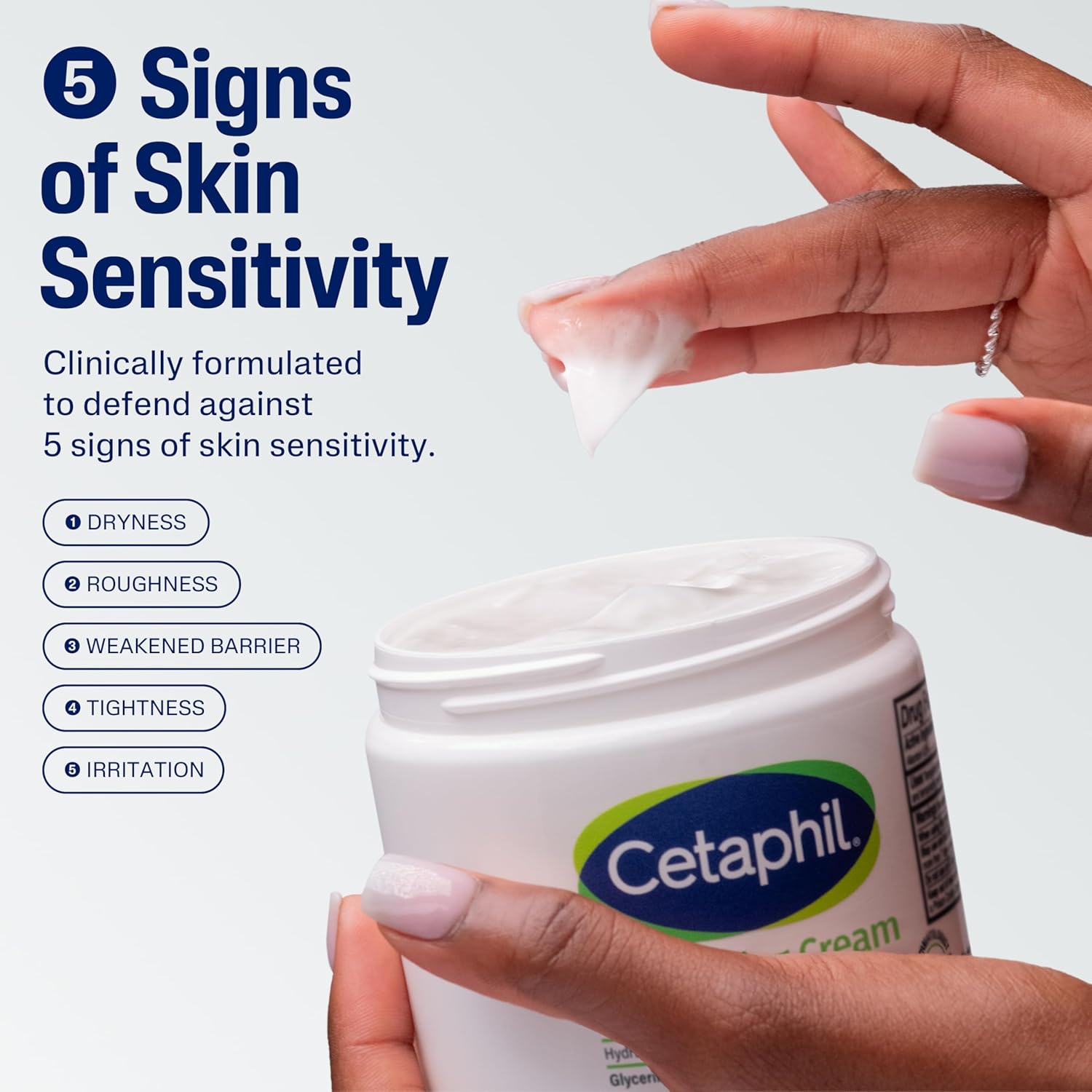 Cetaphil Body Moisturizer, Hydrating Moisturizing Cream for Dry to Very Dry, Sensitive Skin, NEW 20 oz, Fragrance Free, Non - Comedogenic, Non - Greasy - 24hrsmart