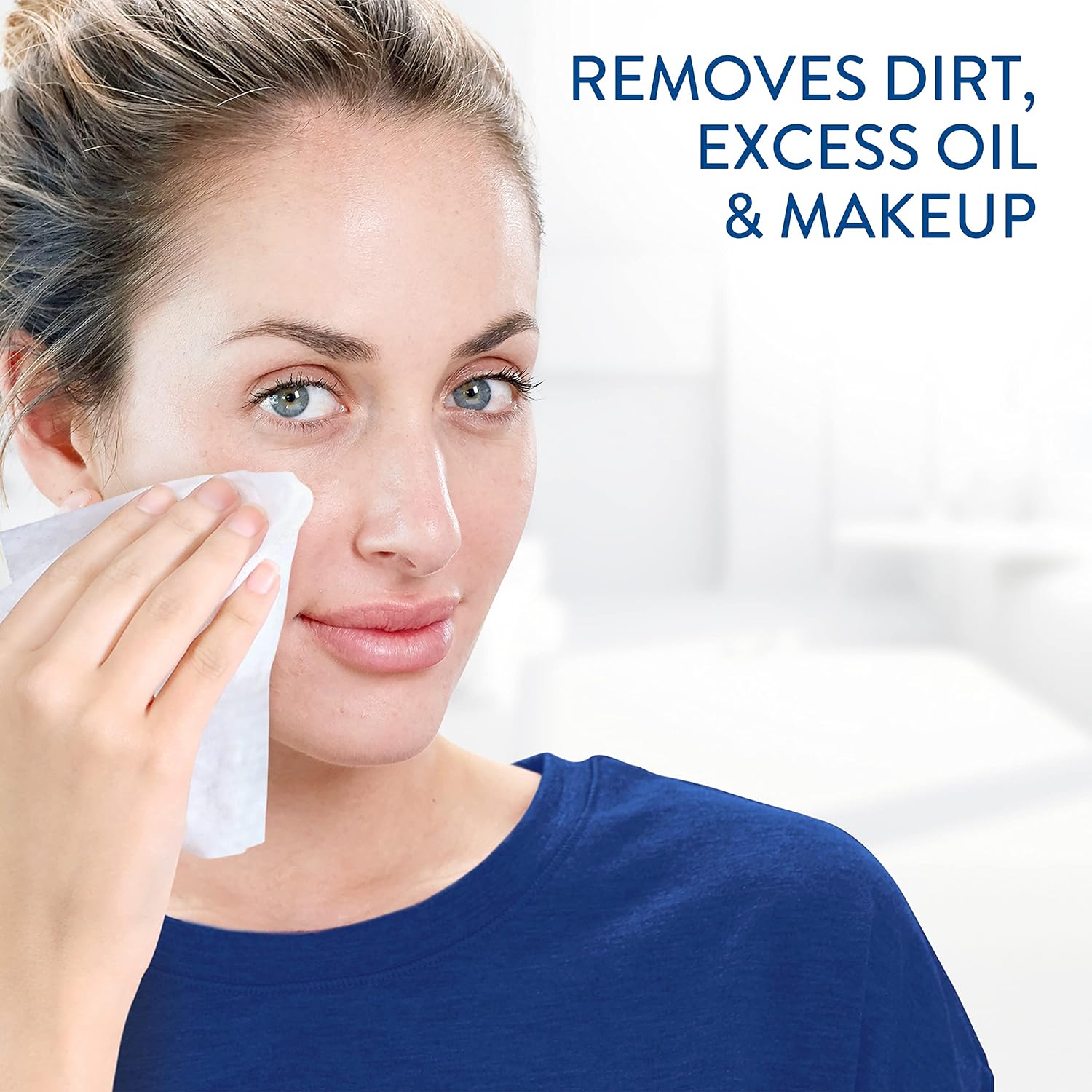 Cetaphil Face and Body Wipes, Gentle Skin Cleansing Cloths, 50 Count, Twin Pack, for Dry, Sensitive Skin, Flip Top Closure, Great for the Gym, Travel, in the Car, Hypoallergenic, Fragrance Free - 24hrsmart