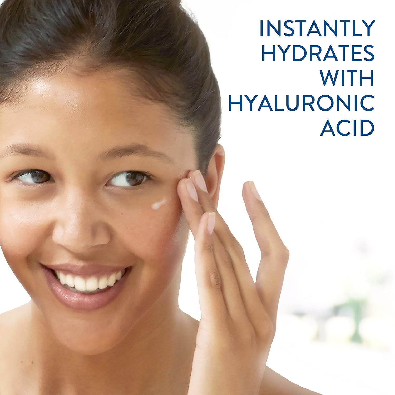Cetaphil Hydrating Eye Gel - Cream, With Hyaluronic Acid, 0.5 fl oz, Brightens and Smooths Under Eyes, 24 Hour Hydration for All Skin Types, (Packaging May Vary) - 24hrsmart