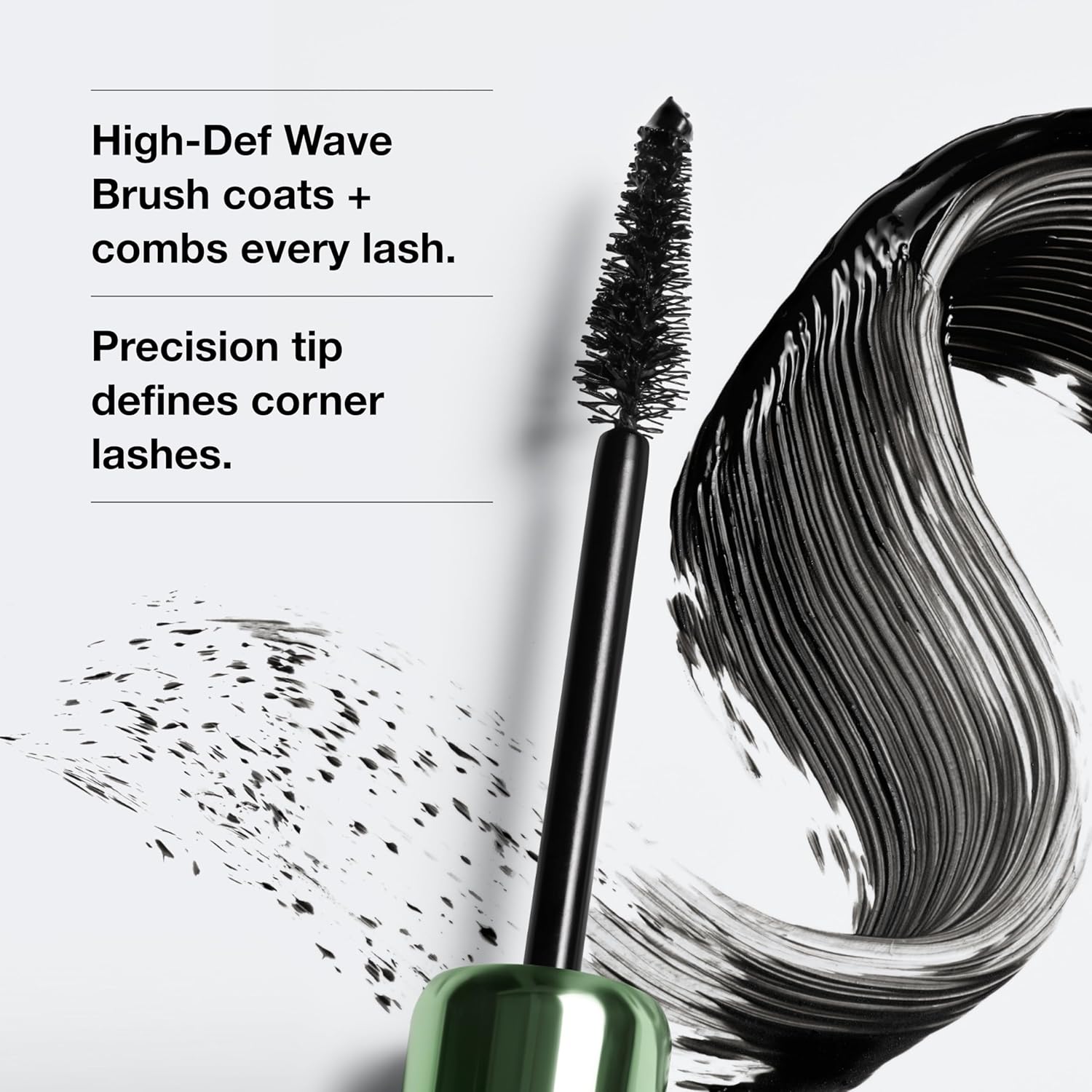 Clinique High Impact High - Fi Full Volume Mascara | Volume, Length, Non - Clumping, Smudge - Proof + Safe For Sensitive Eyes, Black/Brown - 24hrsmart