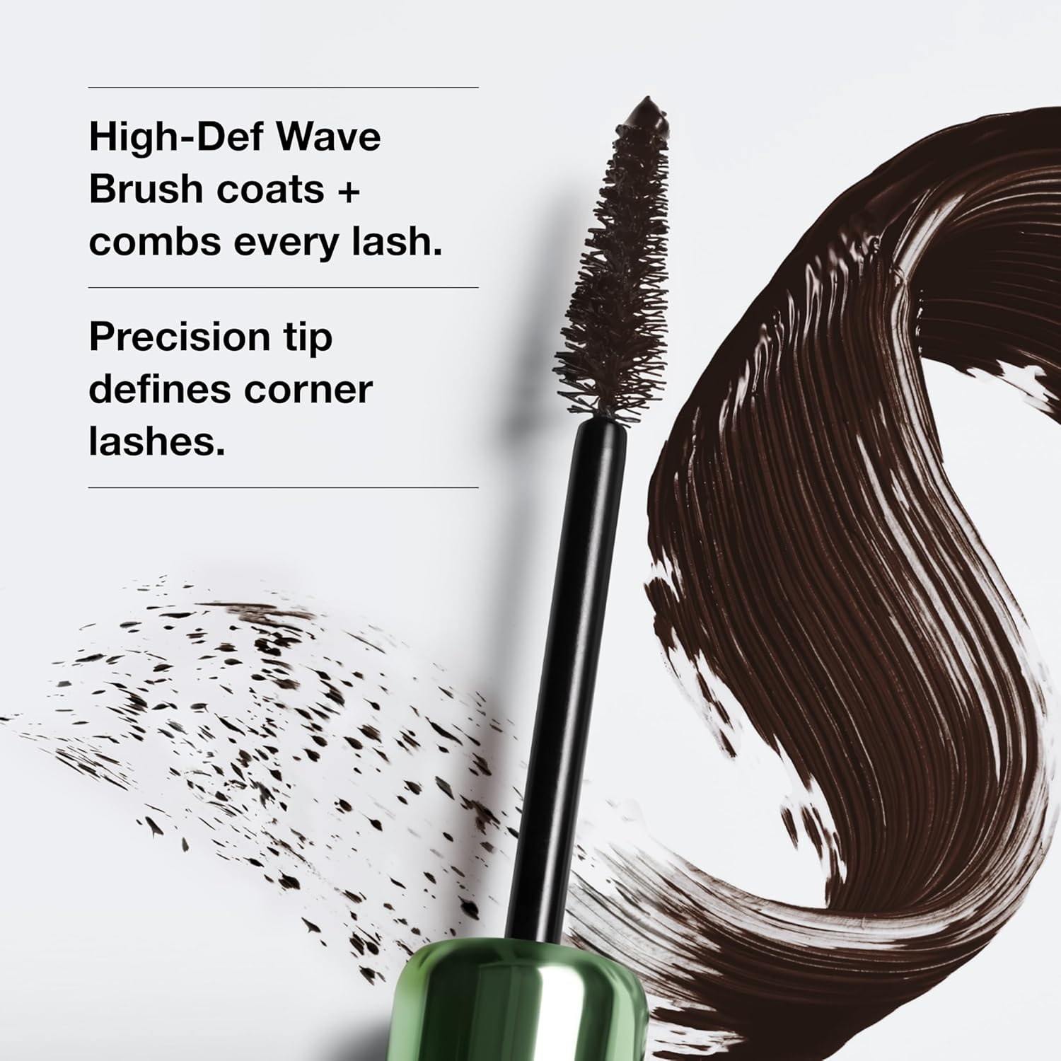 Clinique High Impact High - Fi Full Volume Mascara | Volume, Length, Non - Clumping, Smudge - Proof + Safe For Sensitive Eyes, Black/Brown - 24hrsmart