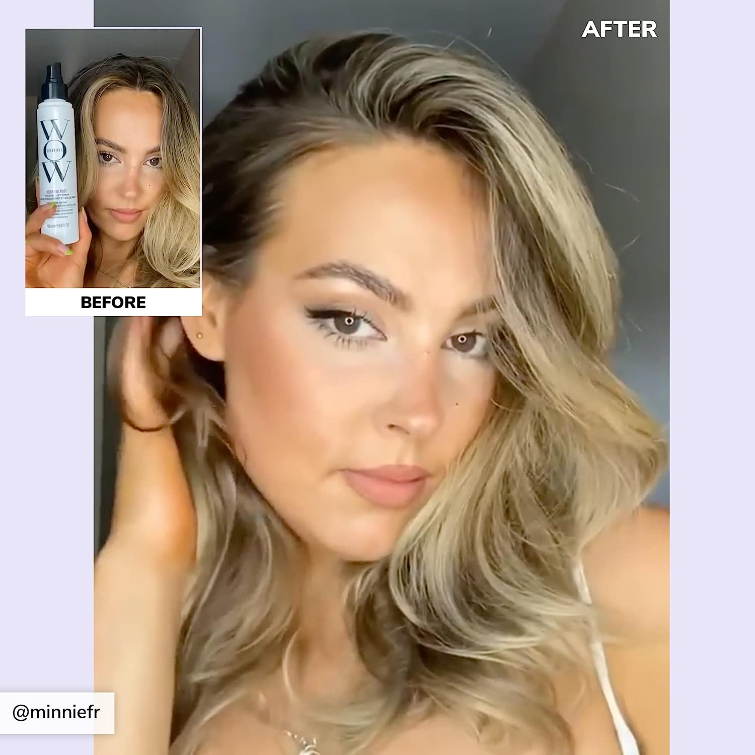 COLOR WOW Raise the Root Thicken + Lift Spray - All - Day Volume for Fine, Flat Hair without dulling color - 24hrsmart
