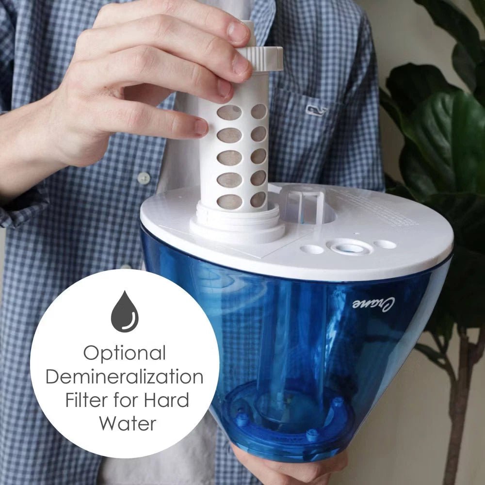 Crane Ultrasonic Cool Mist Humidifier 1 Gal Blue Quiet Air - 24hrsmart