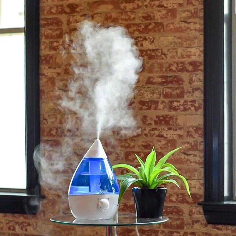 Crane Ultrasonic Cool Mist Humidifier 1 Gal Blue Quiet Air - 24hrsmart