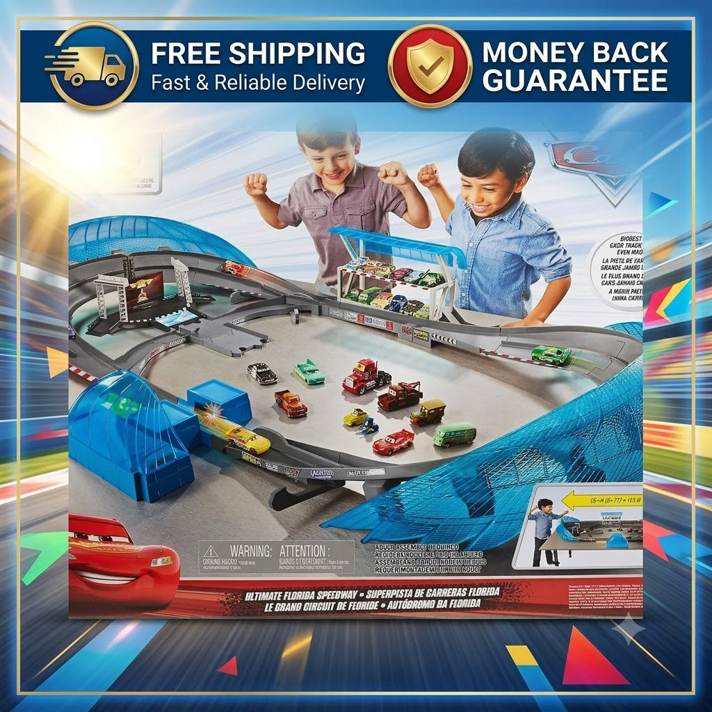 Mattel Disney and Pixar Cars Ultimate Florida Speedway N-A3R3S1 - 24hrsmart