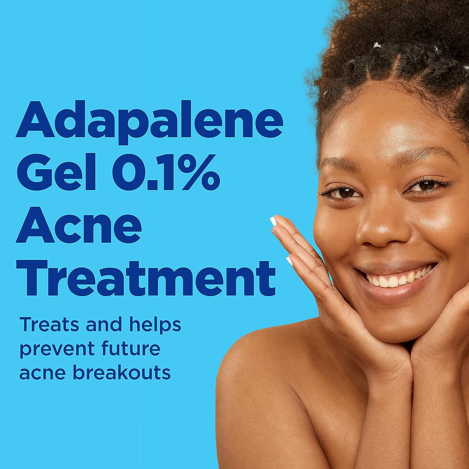 Differin Acne Treatment Gel, 30 Day Supply, Retinoid Treatment for Face with 0.1% Adapalene, Gentle Skin Care for Acne Prone Sensitive Skin, 15g Tube (Packaging May Vary) - 24hrsmart
