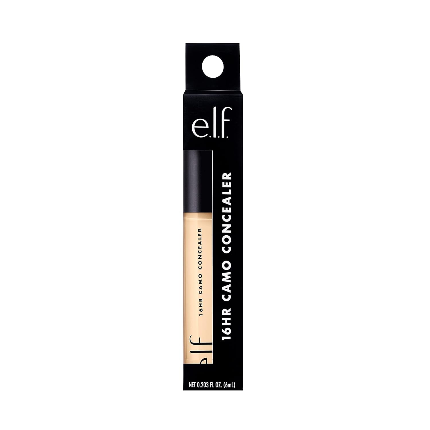 e.l.f. 16HR Camo Concealer, Full Coverage, Highly Pigmented Concealer With Matte Finish, Crease - proof, Vegan & Cruelty - Free, Fair Warm, 0.203 Fl Oz - 24hrsmart