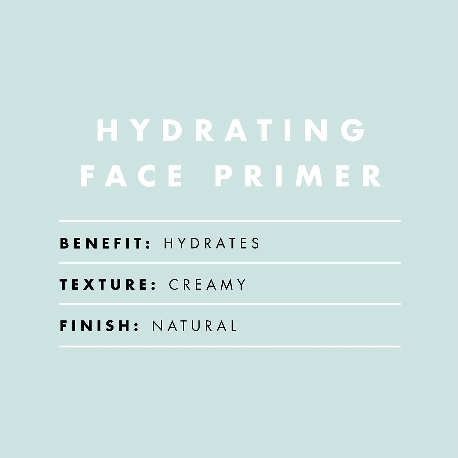 e.l.f. Hydrating Face Primer, Makeup Primer For Flawless, Smooth Skin & Long - Lasting Makeup, Fills In Pores & Fine Lines, Vegan & Cruelty - free, Small - 24hrsmart