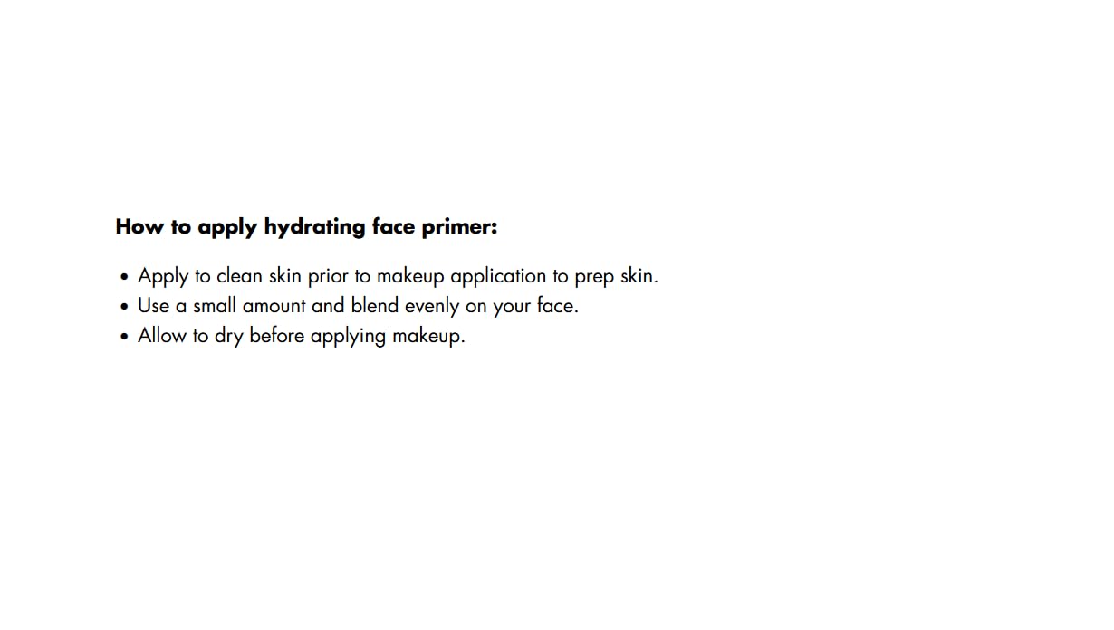 e.l.f. Hydrating Face Primer, Makeup Primer For Flawless, Smooth Skin & Long - Lasting Makeup, Fills In Pores & Fine Lines, Vegan & Cruelty - free, Small - 24hrsmart