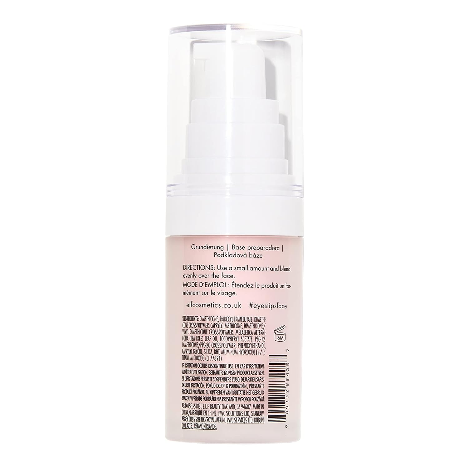 e.l.f. Poreless Face Primer, Restoring Makeup Primer For A Flawless, Smooth Canvas, Infused With Tea Tree & Vitamin A, Vegan & Cruelty - Free.47 Oz - 24hrsmart