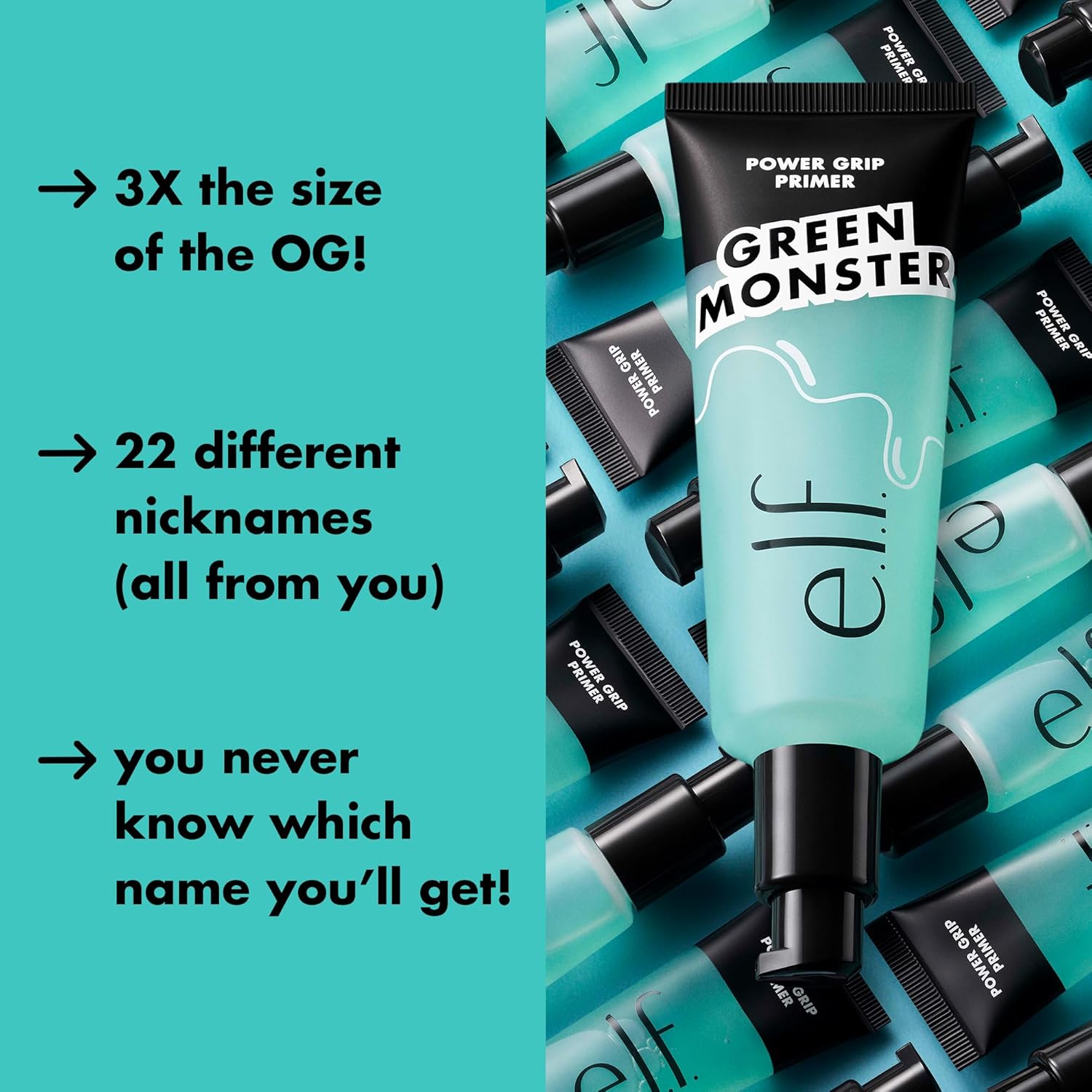 e.l.f. Power Grip Primer, Gel - Based & Hydrating Face Primer For Smoothing Skin & Gripping Makeup, Moisturizes & Primes - 24hrsmart