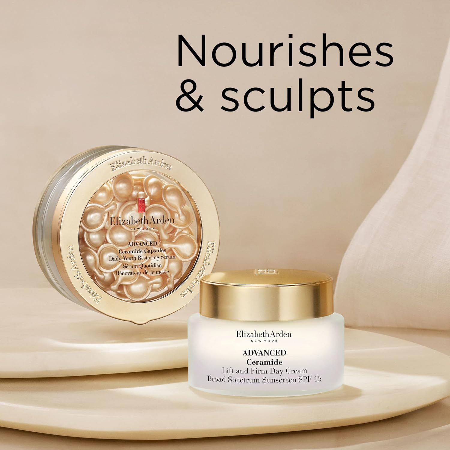 Elizabeth Arden Advanced Ceramide Lift + Firm Day Cream SPF 15 PA+++ | 1.7 oz | - 24hrsmart