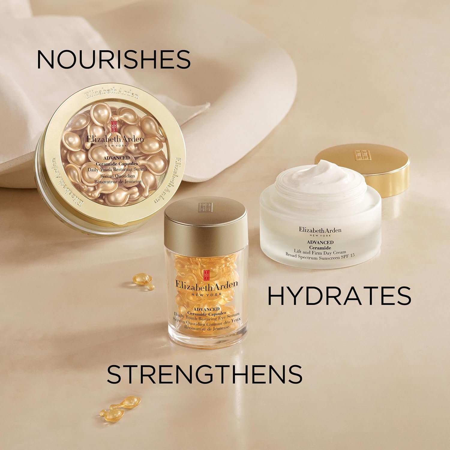 Elizabeth Arden Advanced Ceramide Lift + Firm Day Cream SPF 15 PA+++ | 1.7 oz | - 24hrsmart