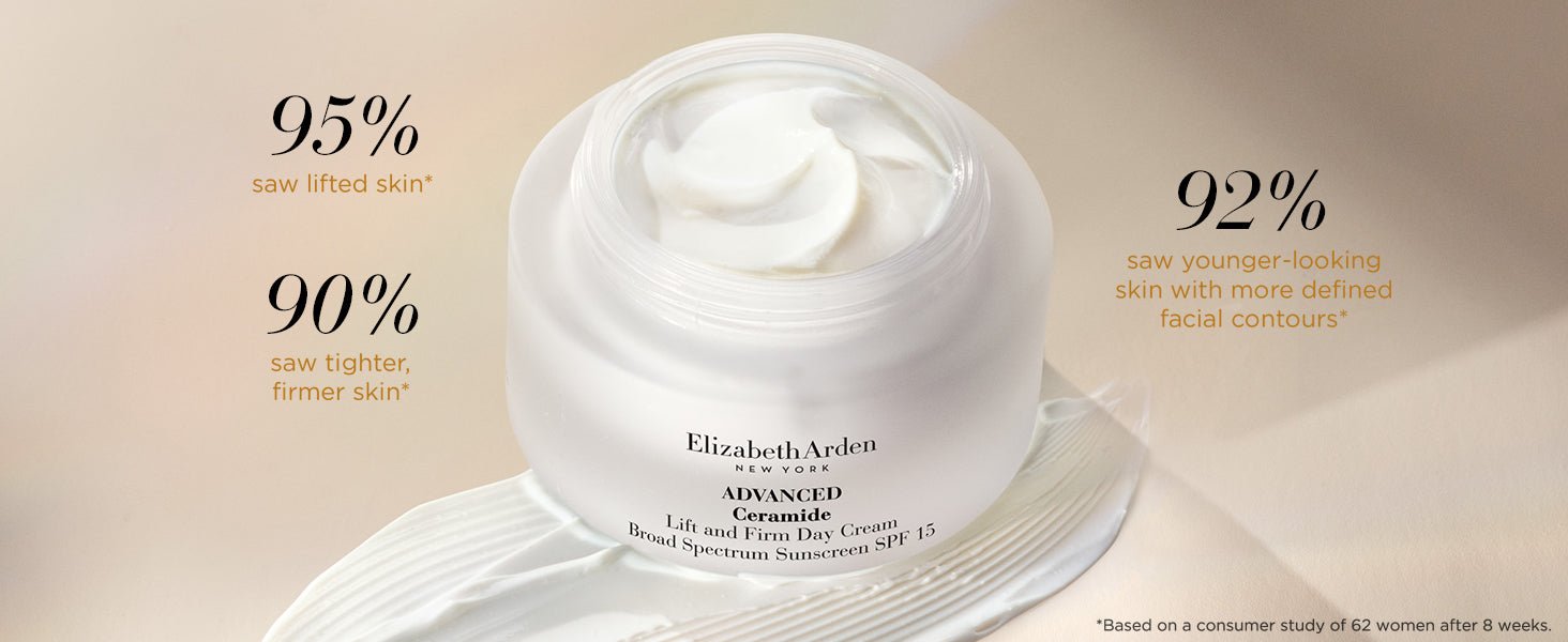 Elizabeth Arden Advanced Ceramide Lift + Firm Day Cream SPF 15 PA+++ | 1.7 oz | - 24hrsmart