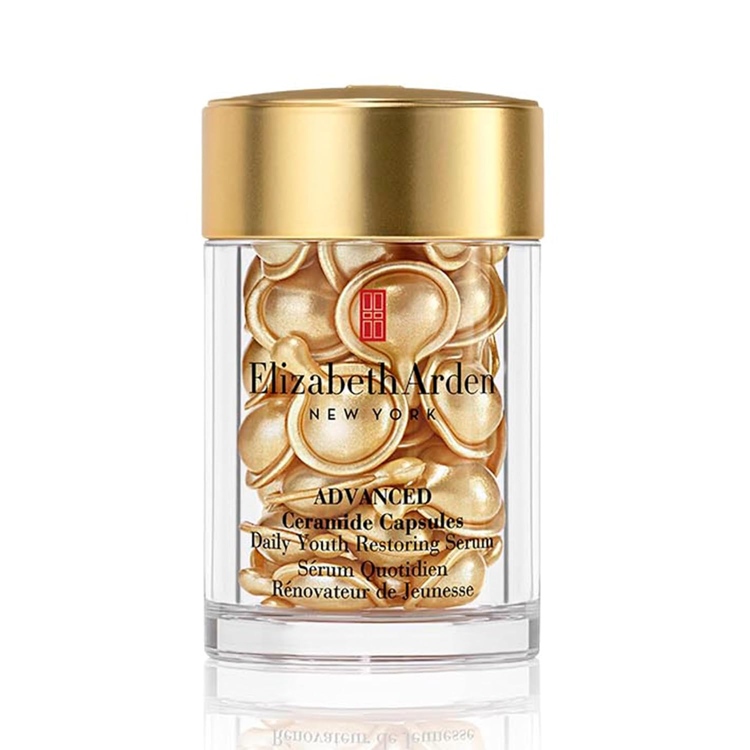 Elizabeth Arden Hyaluronic Acid Ceramide Hydra Plumping Serum 60 Capsules - 24hrsmart
