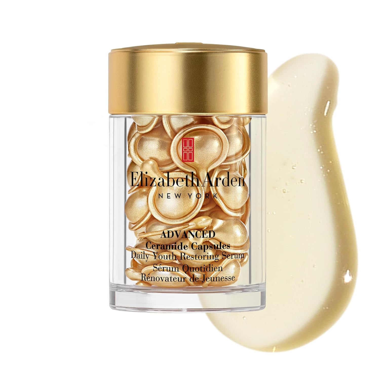 Elizabeth Arden Hyaluronic Acid Ceramide Hydra Plumping Serum 60 Capsules - 24hrsmart