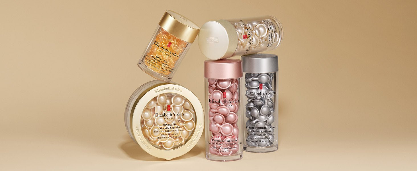 Elizabeth Arden Hyaluronic Acid Ceramide Hydra Plumping Serum 60 Capsules - 24hrsmart