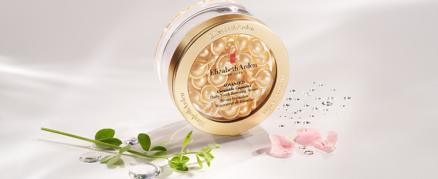 Elizabeth Arden Hyaluronic Acid Ceramide Hydra Plumping Serum 60 Capsules - 24hrsmart