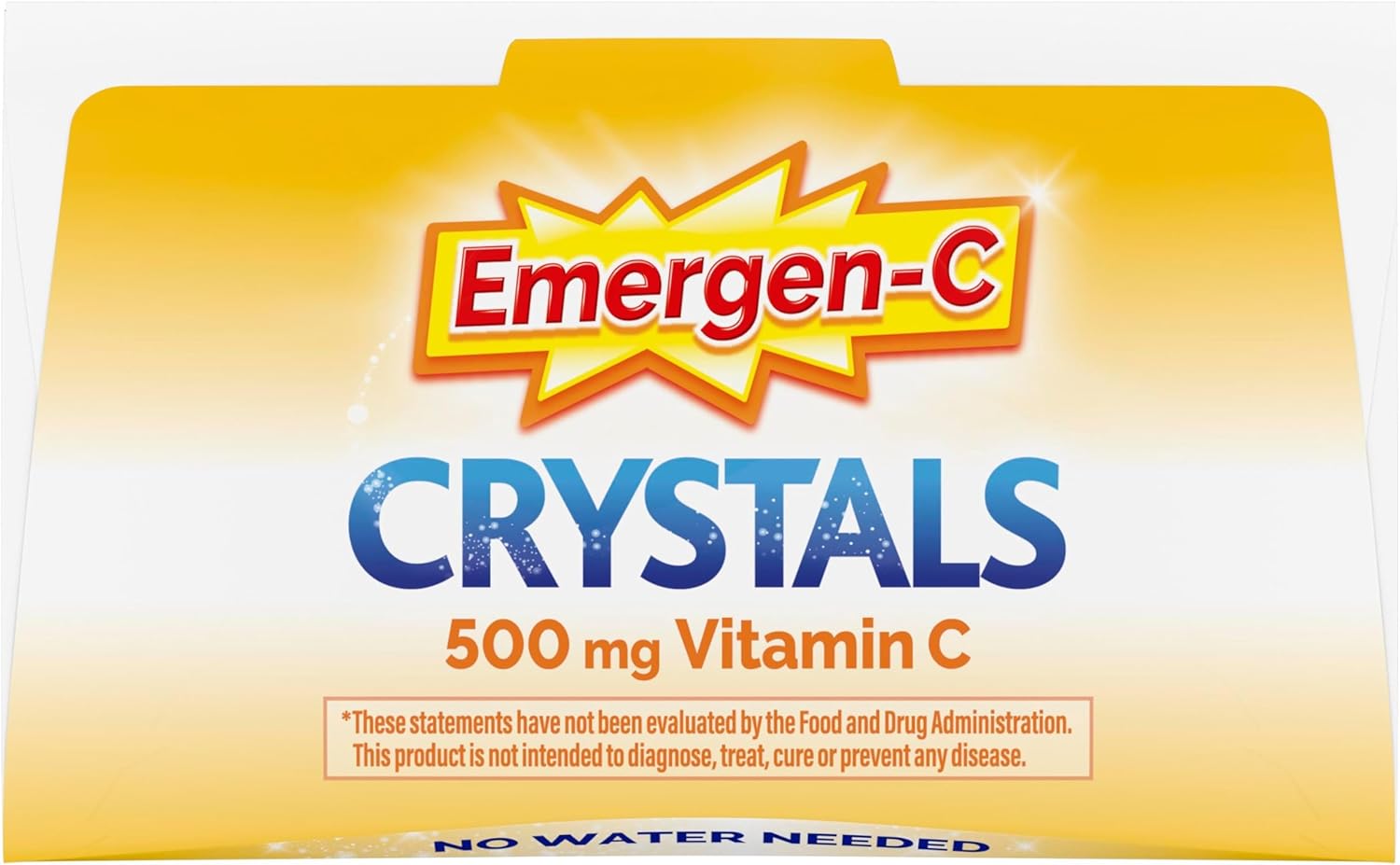 Emergen - C Crystals, On - the - Go Emergen - C Immune Support Supplement with Vitamin C, B Vitamins, Zinc and Manganese, Orange Vitality - 56 Stick Packs - 24hrsmart