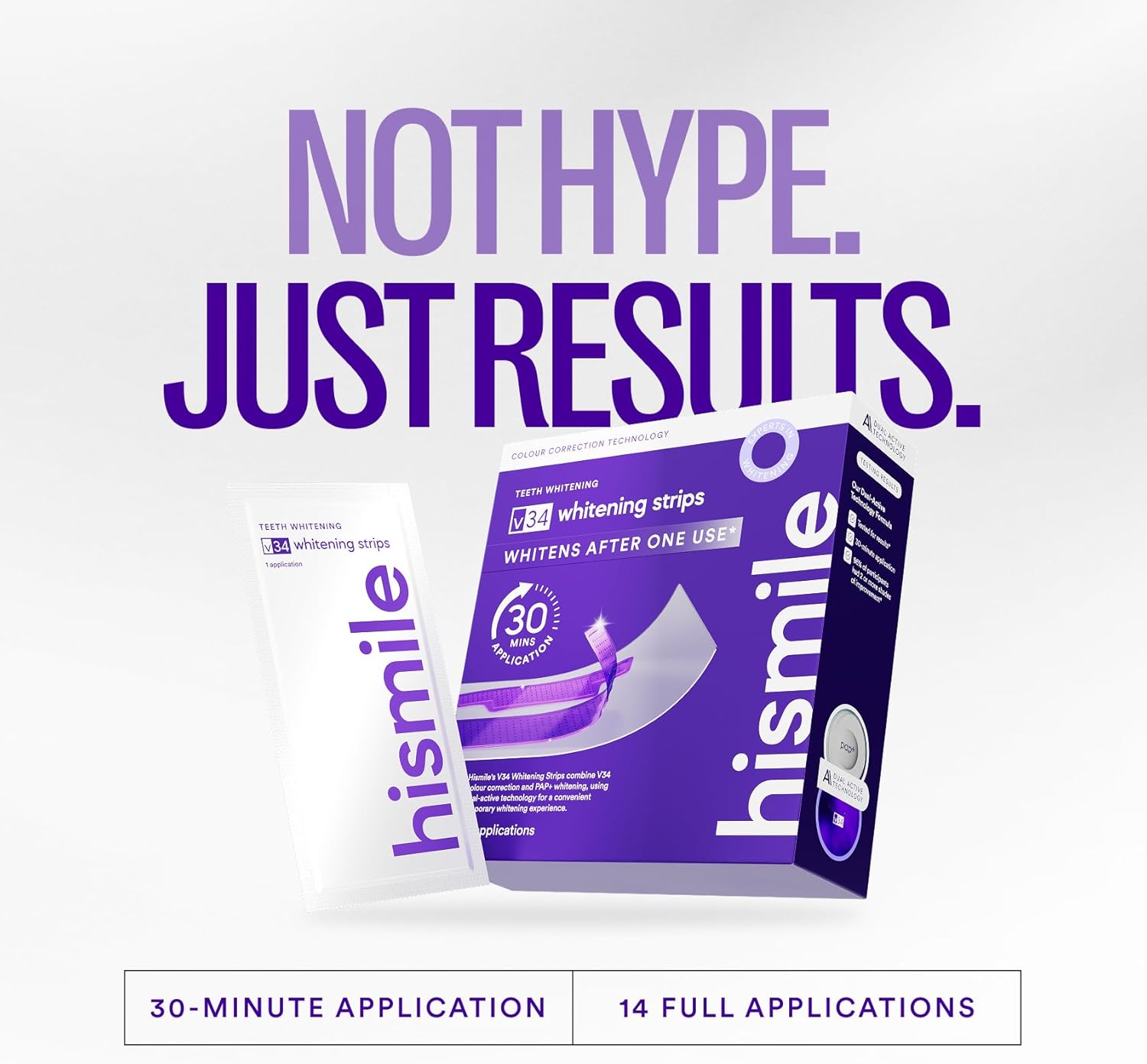 Hismile V34 Teeth Whitening Strips - 24hrsmart