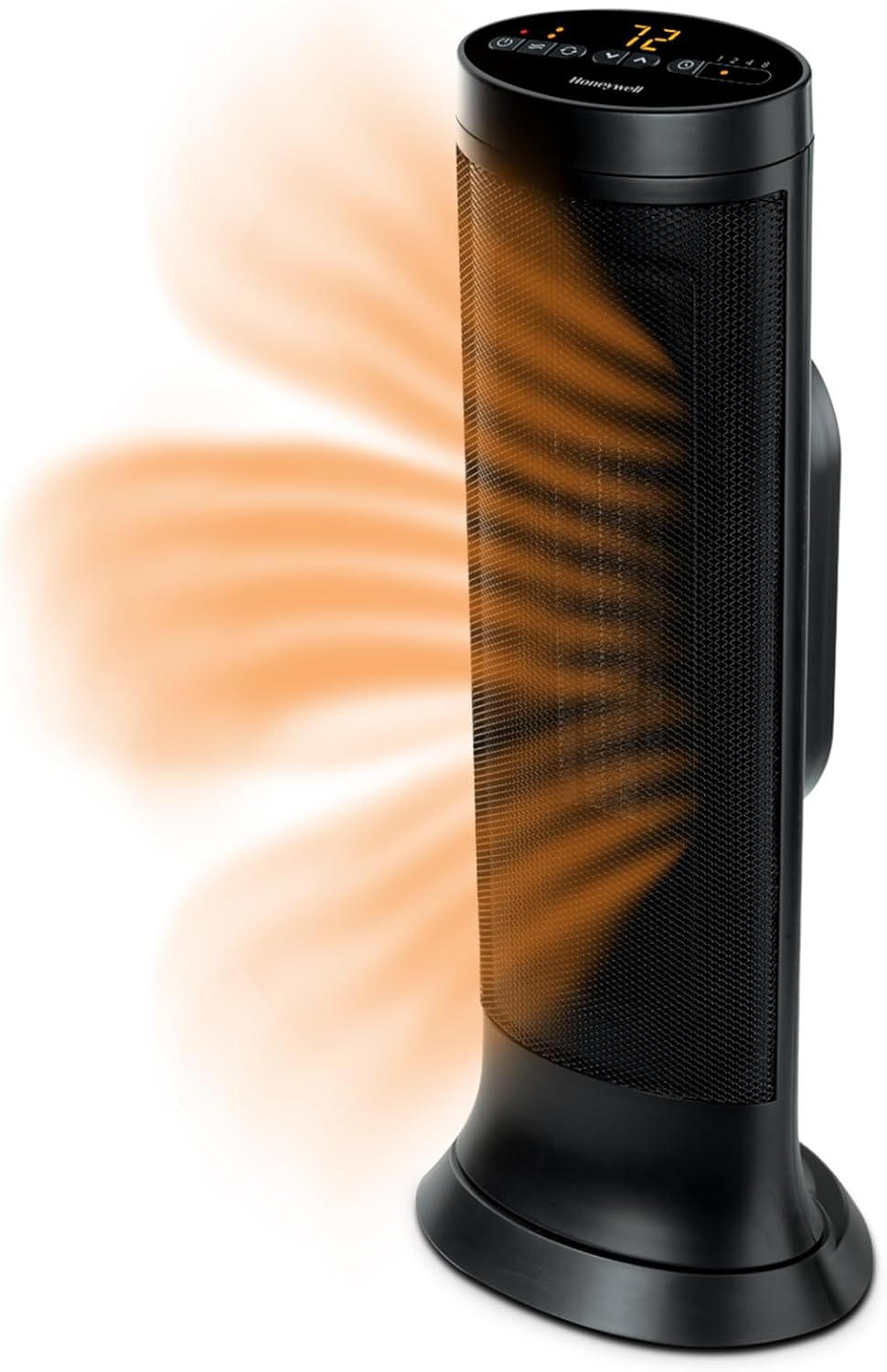 Honeywell Slim Ceramic Tower Heater Black: Indoor Space Heater, Adjustable - 24hrsmart