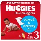 Huggies Little Snugglers Diapers - Size 3 - 76ct - 24hrsmart
