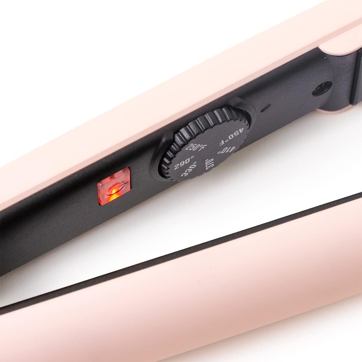 L'ange Hair Le Ceramique Flat Iron - Blush - 1" - 24hrsmart
