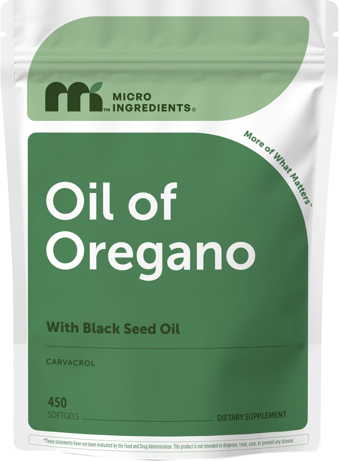 Micro Ingredients Oil of Oregano Softgels with Black Seed Oil – 150 Count Immune Support Formula - 24hrsmart