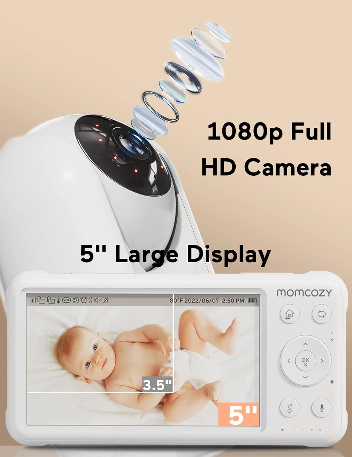 Momcozy Video Baby Monitor - BM01 - 24hrsmart