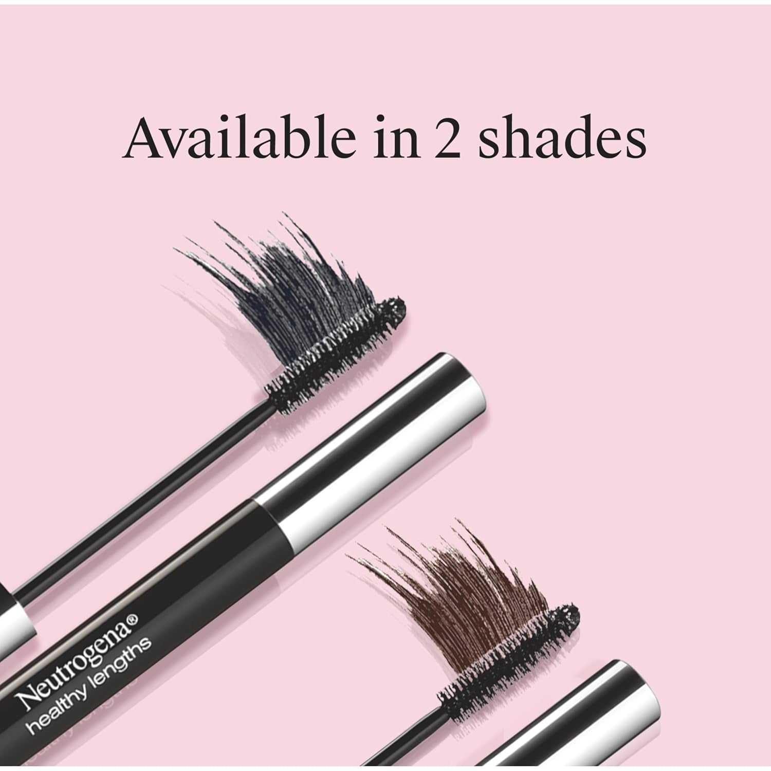 Neutrogena Healthy Lengths Mascara - with Vitamin E & Olive Oil, Lengthening Formula Extends the Look of Your Lashes up to 100% without Clumping, Flaking or Smudging, 0.21 oz - 24hrsmart